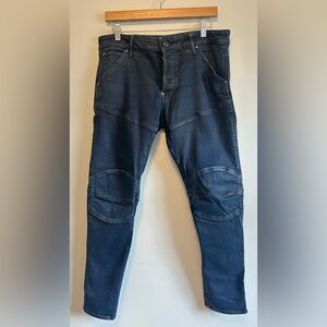 G-Star Raw 5620 3D Slim Stretch Denim Men's Jeans 34X30 Elwood Indigo Button Fly